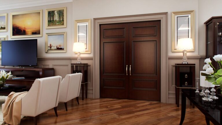 Оформление прохода в классическом интерьере