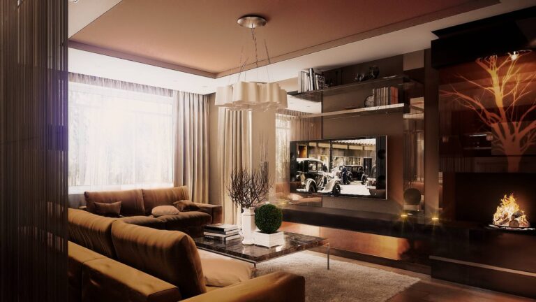 Фото интерьера гостиной таунхауса