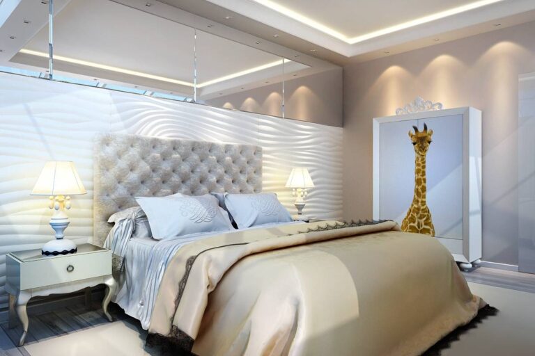 Стены с зеркальными панелями в интерьере детской