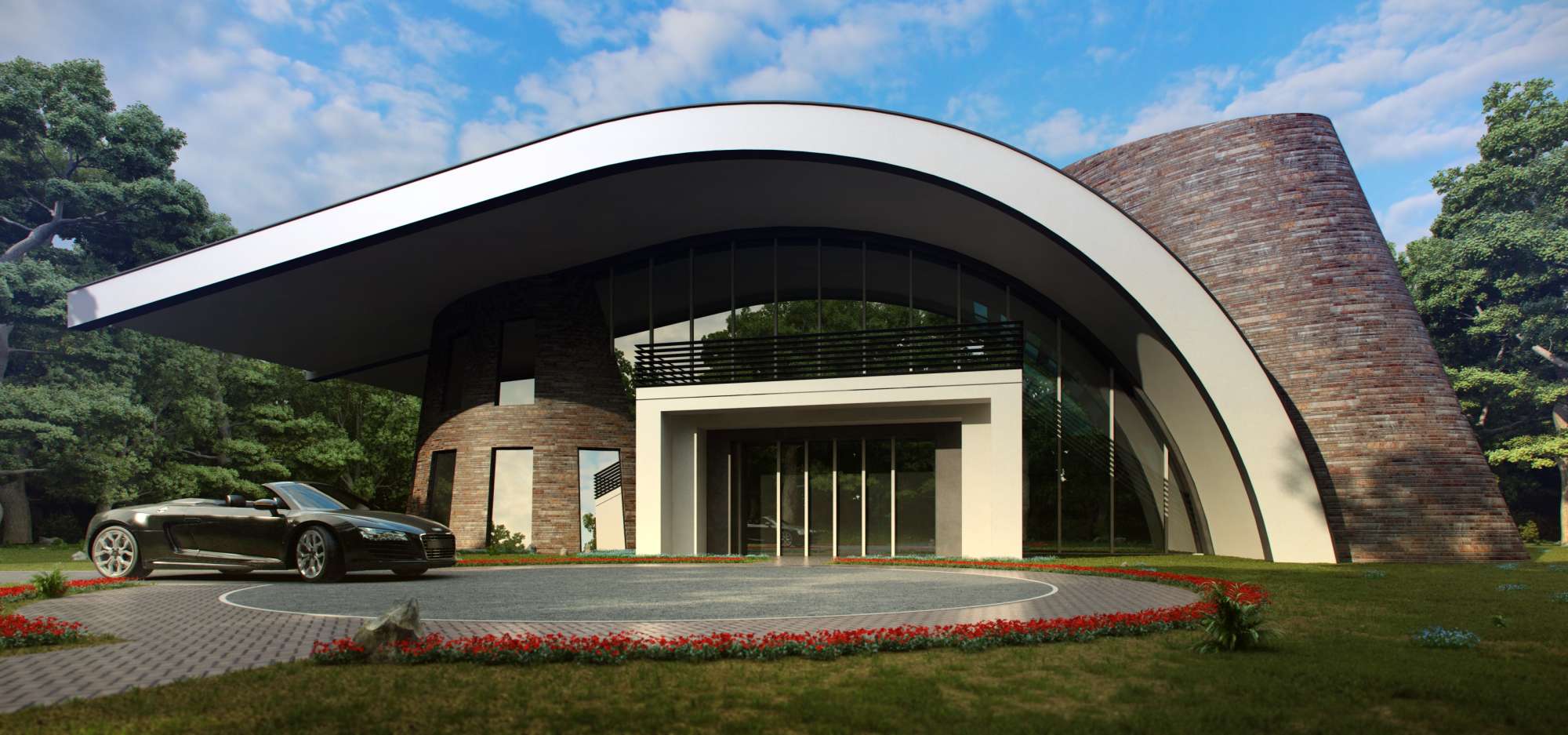 Интересные фасады дома