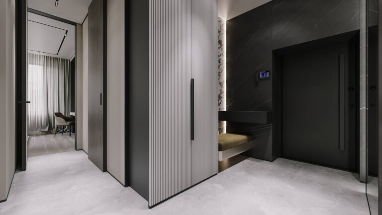 Интерьер прихожей в небольшой квартире