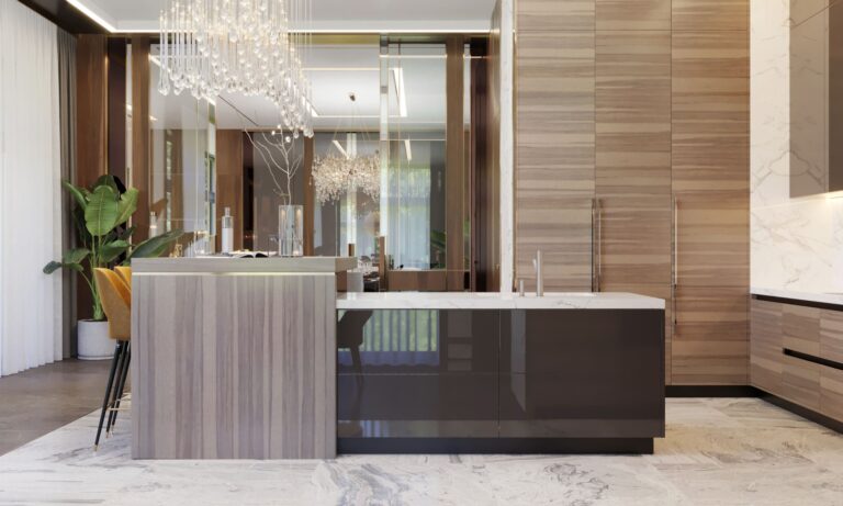 Коттедж с современной кухней