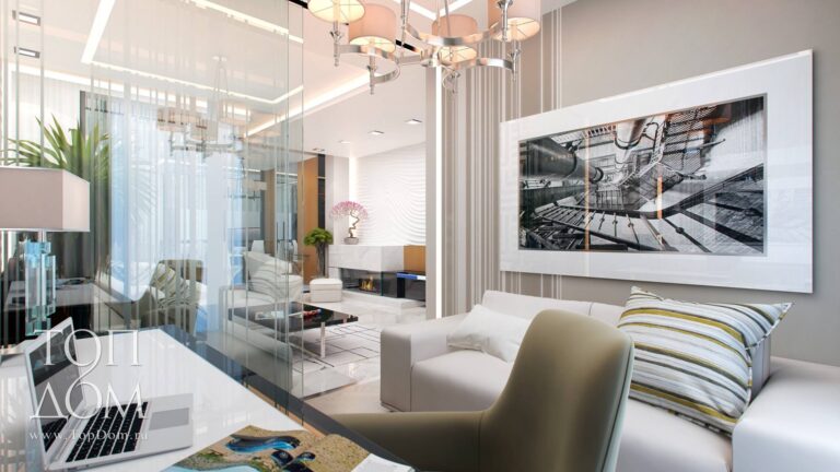 Фото с оформлением кабинета таунхауса