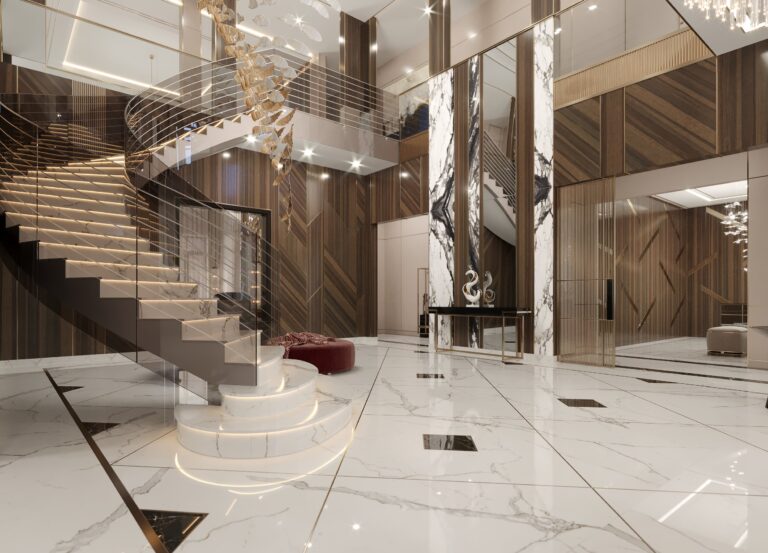 Второй свет в интерьере холла