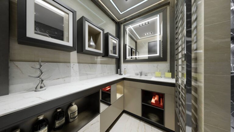 Фото оформления ванной в современном стиле