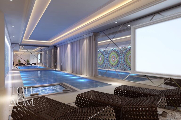 Фото интерьера бассейна в доме
