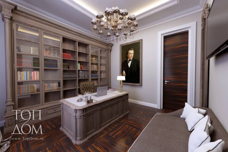 Фото интерьера классического кабинета