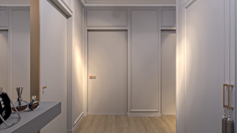 Дизайн и отделка стен в прихожей