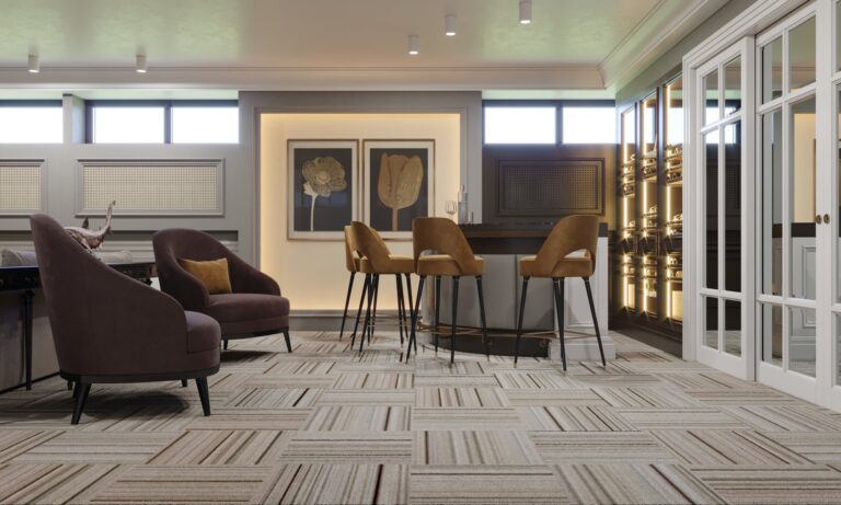 Дизайн бара с зоной творческого релакса