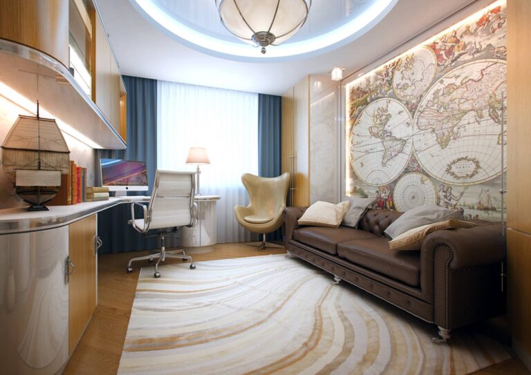 Оформление детской комнаты для мальчика