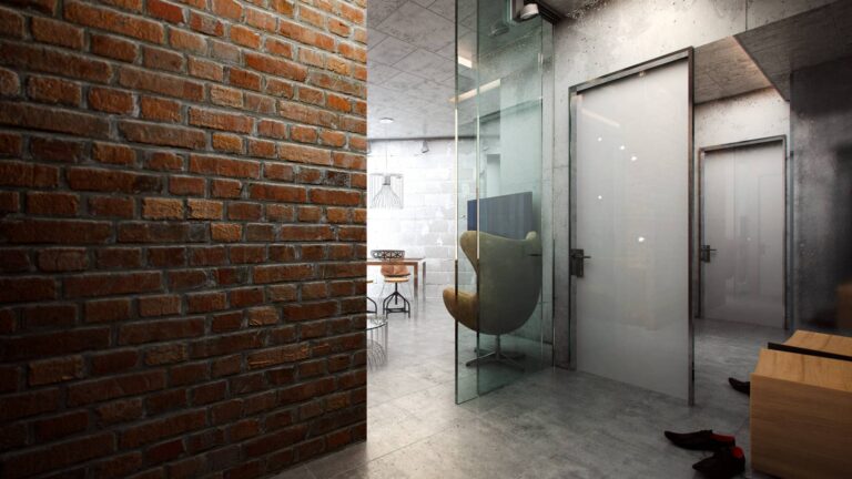 Фото интерьер прихожей – лофт