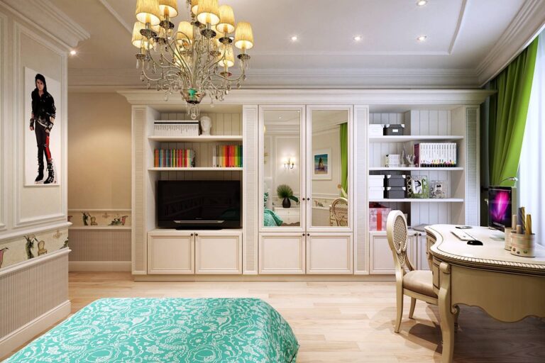 Фото интересного дизайна детской комнаты