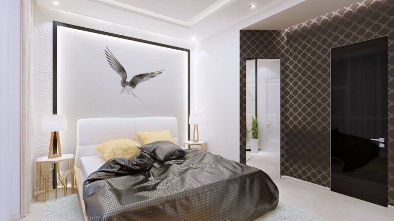 Фото стильного дизайна спальни