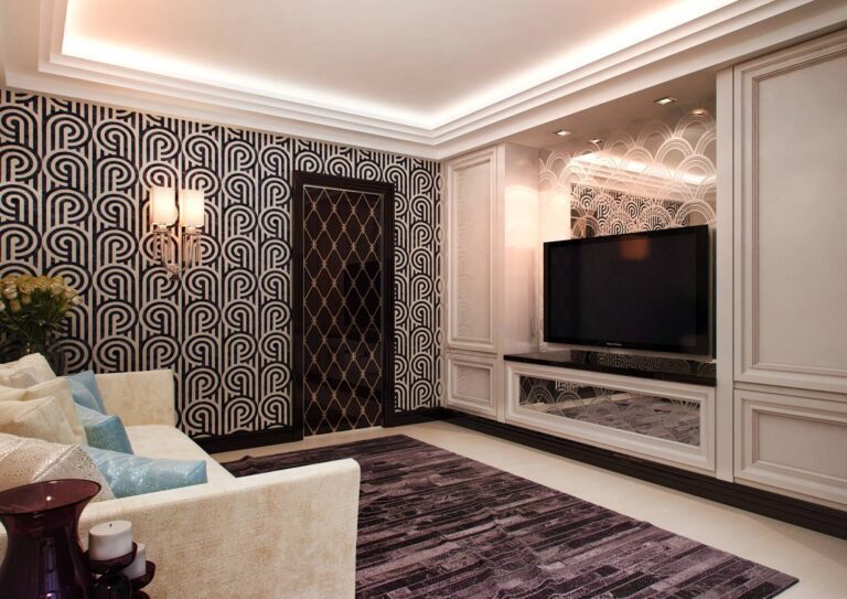 Фото дизайна просторной гостиной