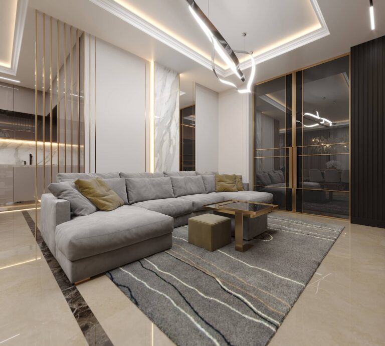 Дизайн диванной группы в гостиной