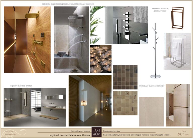 Подбор стилевых решений для ванной комнаты