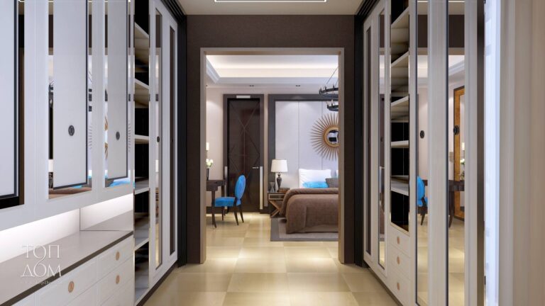 Фото дизайна гардеробной в спальне