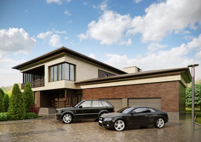 Дизайн придомовой территории загородного коттеджа