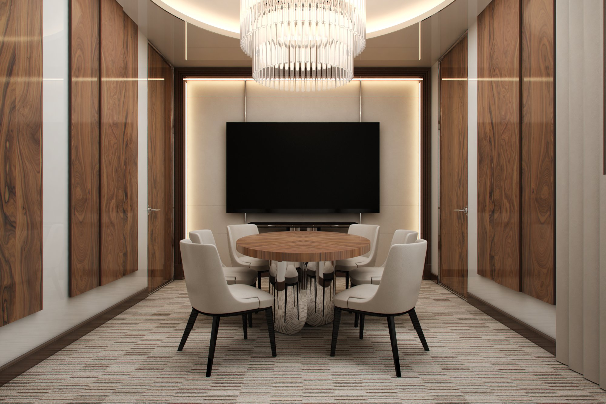 Дизайн интерьера офиса в натуральной гамме