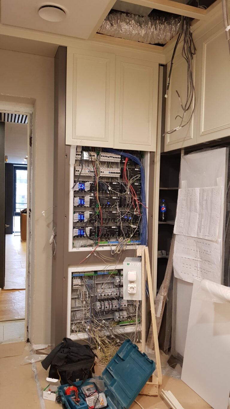 Распределительный шкаф в дизайн-проекте квартиры