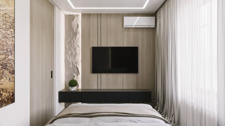 Дизайн компактной спальни