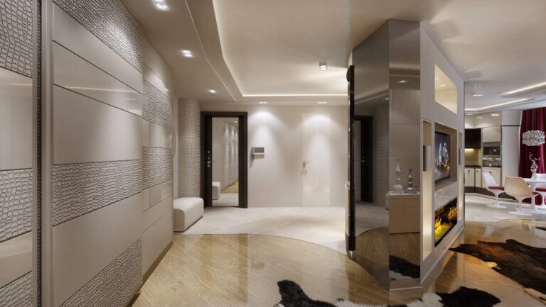 Фото современного оформления прихожей