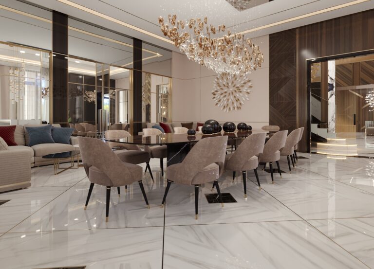 Большая столовая в торжественном стиле