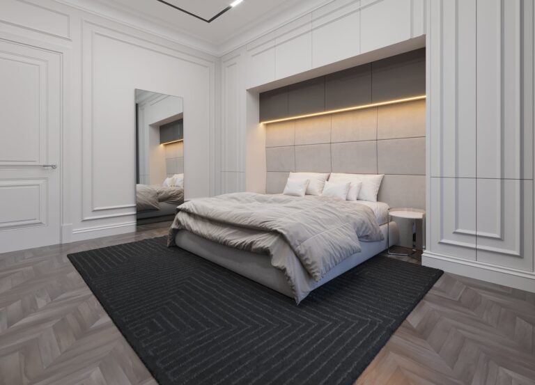 Отделка стен рельефными панелями