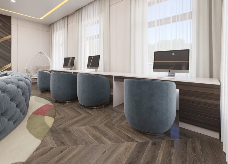 Детская с игровыми местами с компьютерами