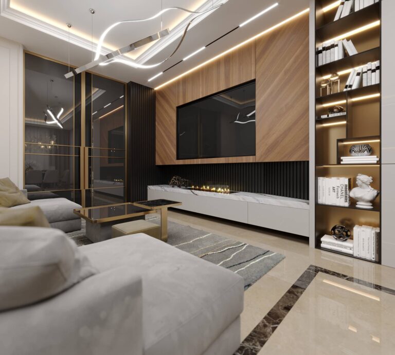 Дизайн зоны отдыха в гостиной